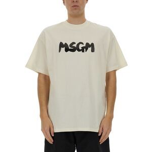 Msgm Men Cotton T-Shirt